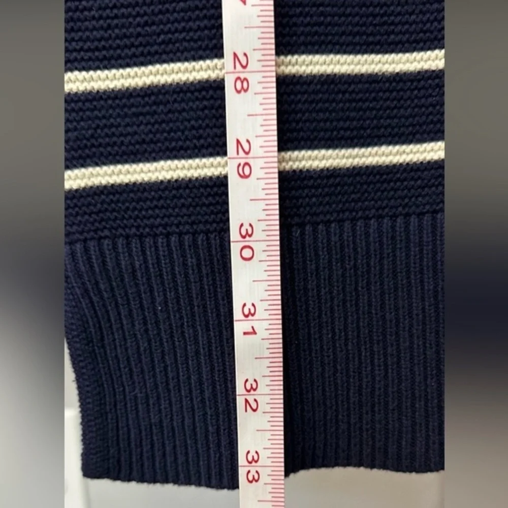 🌟 Gap Kids Navy and White Striped Sweater Dress 🌟